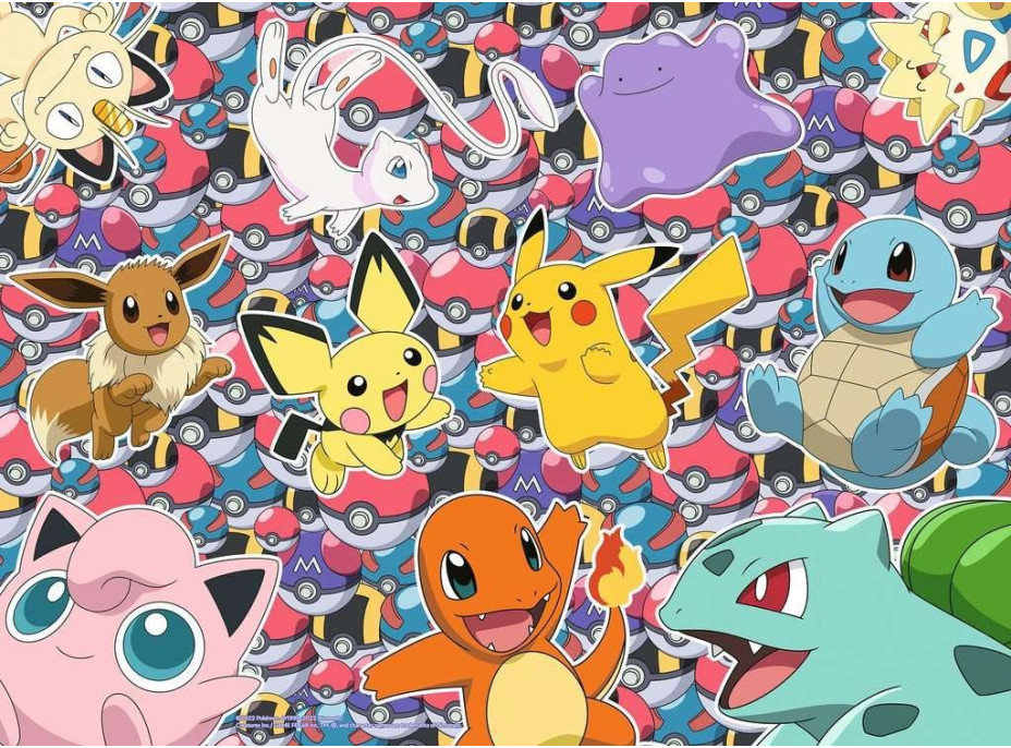 RAVENSBURGER Puzzle Pokémon XXL 100 dílků