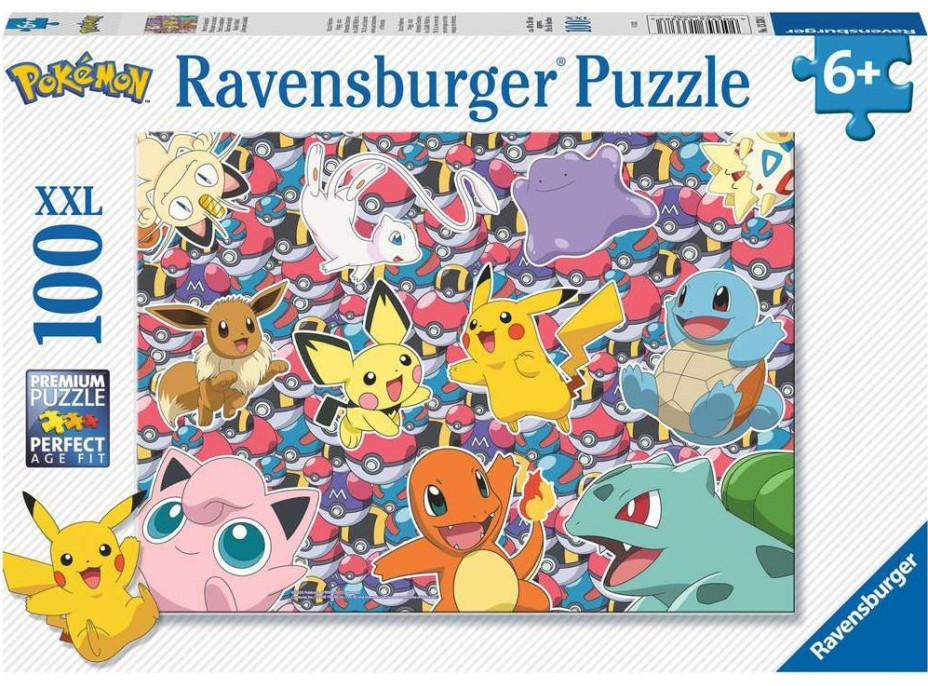 RAVENSBURGER Puzzle Pokémon XXL 100 dílků