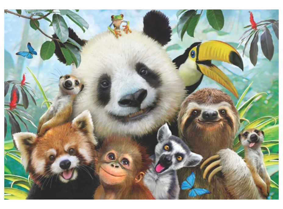 ANATOLIAN Puzzle Selfie zvířátek ze zoo 500 dílků