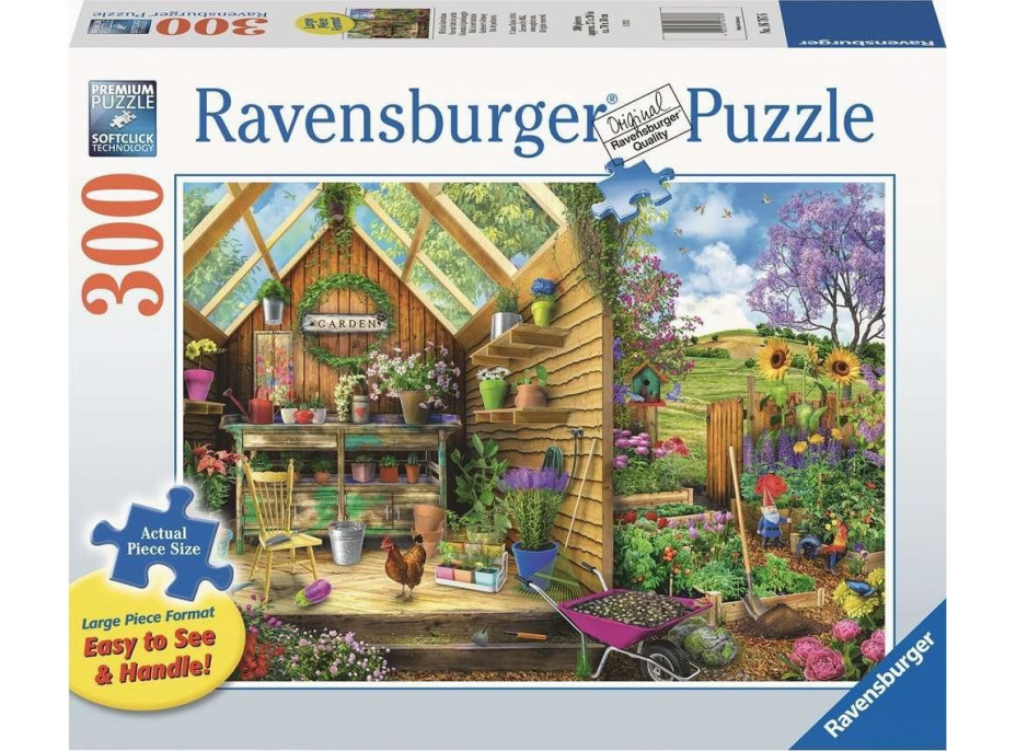 RAVENSBURGER Puzzle Zahradníkovo útočiště EXTRA 300 dílků