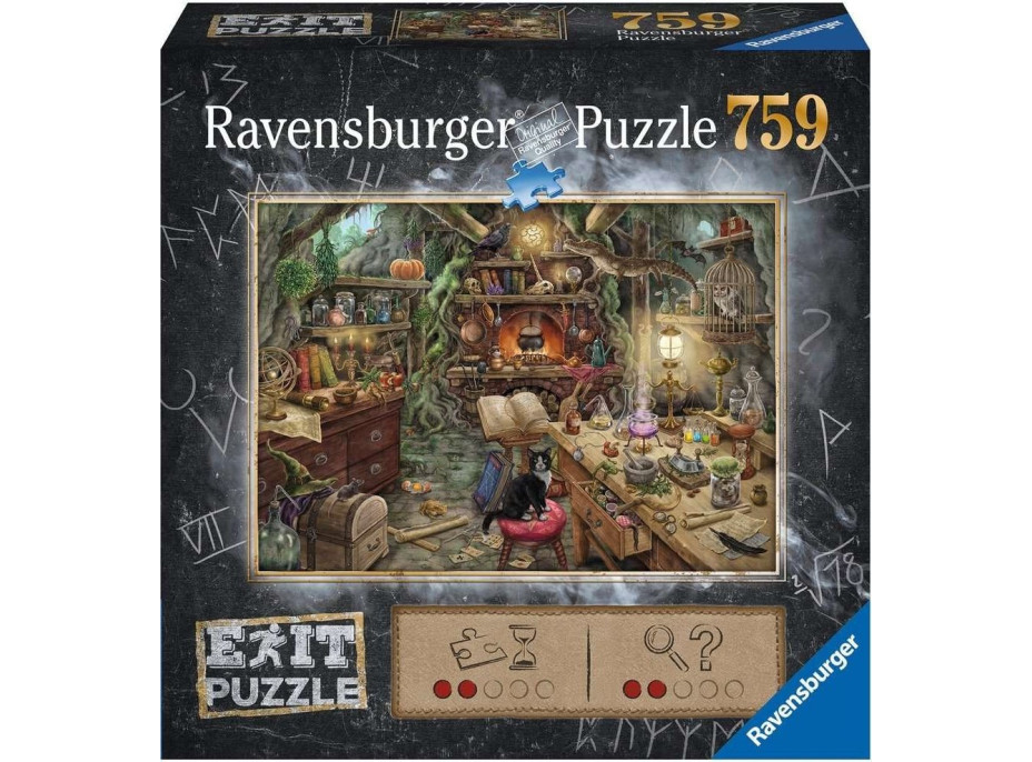 RAVENSBURGER Únikové EXIT puzzle Čarodějná kuchyně 759 dílků
