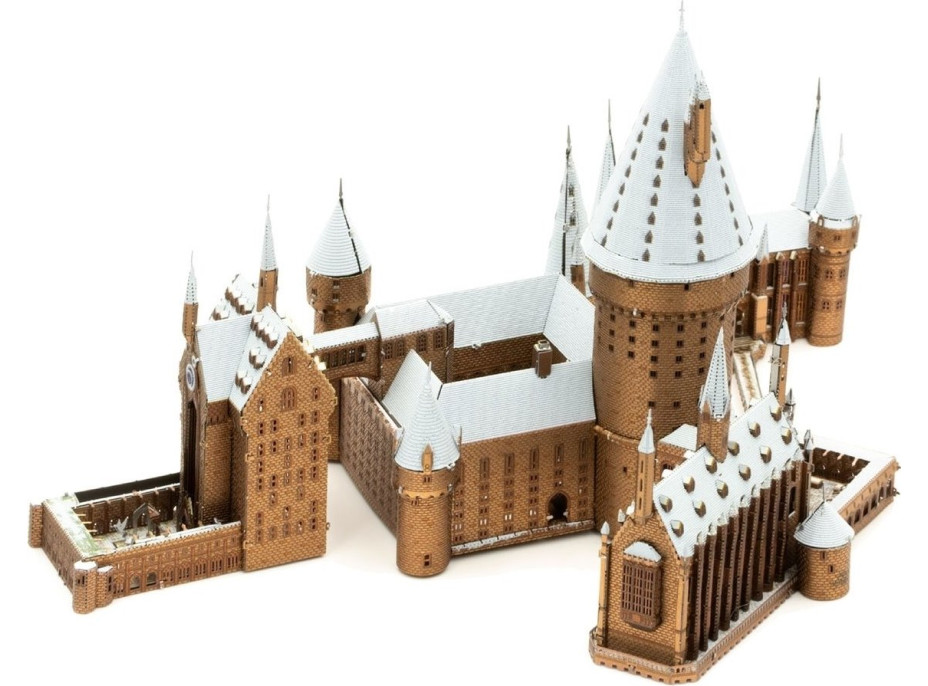 METAL EARTH 3D puzzle Harry Potter: Zasněžený Bradavický hrad (ICONX)