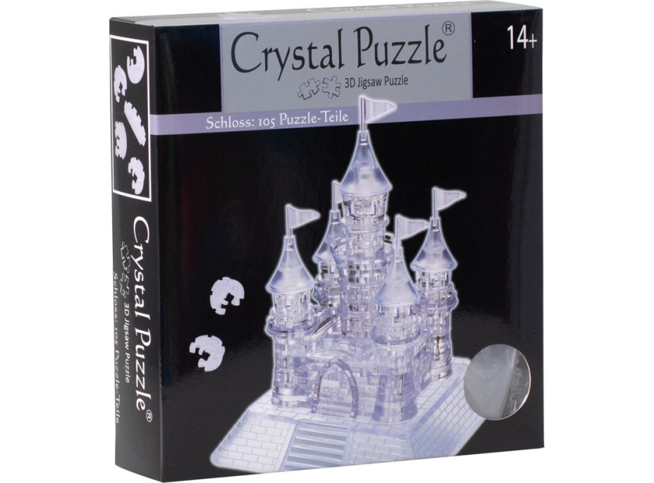 HCM KINZEL 3D Crystal puzzle Zámek 105 dílků
