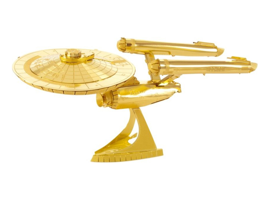 METAL EARTH 3D puzzle Star Trek: U.S.S. Enterprise NCC-1701-D (zlatá)