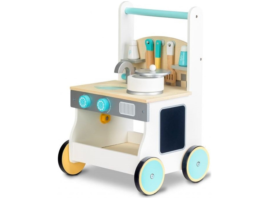 ECOTOYS Chodítko dřevěné Kuchyňka