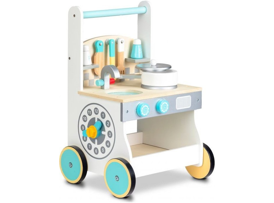 ECOTOYS Chodítko dřevěné Kuchyňka