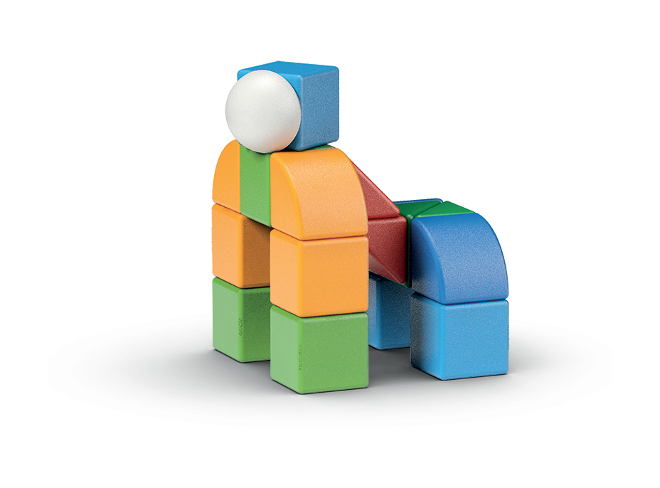 GEOMAG Magnetické kostky Magicube Shapes 25 kostek