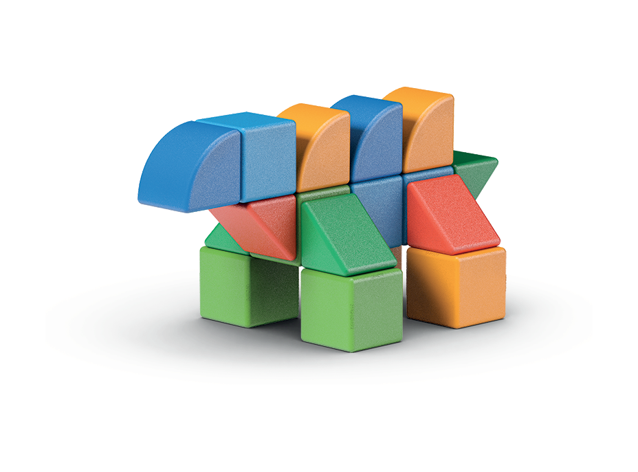 GEOMAG Magnetické kostky Magicube Shapes 25 kostek