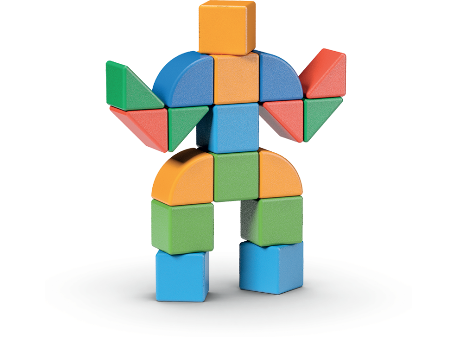 GEOMAG Magnetické kostky Magicube Shapes 25 kostek