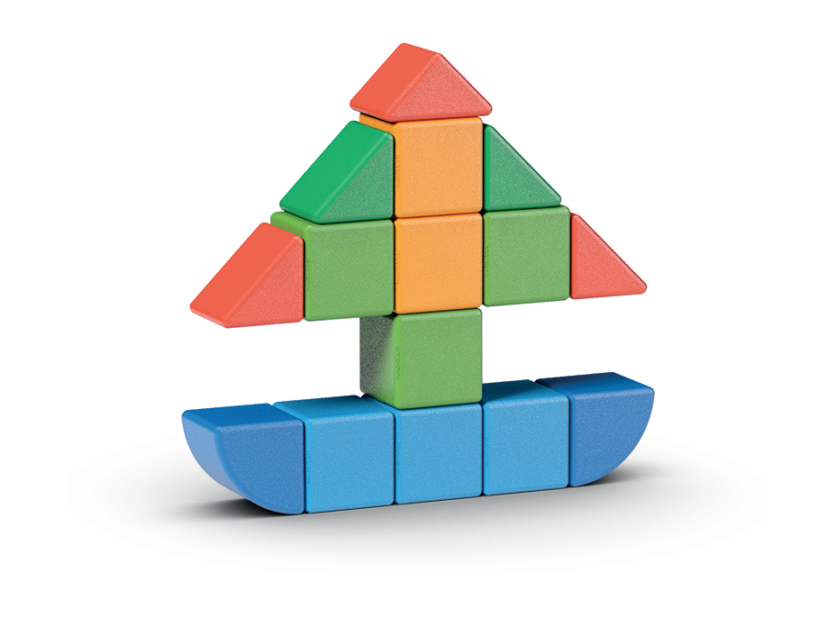 GEOMAG Magnetické kostky Magicube Shapes 25 kostek