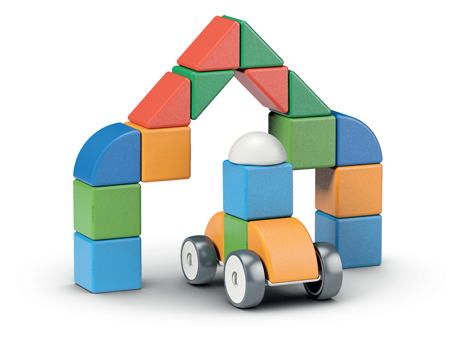 GEOMAG Magnetické kostky Magicube Shapes 25 kostek