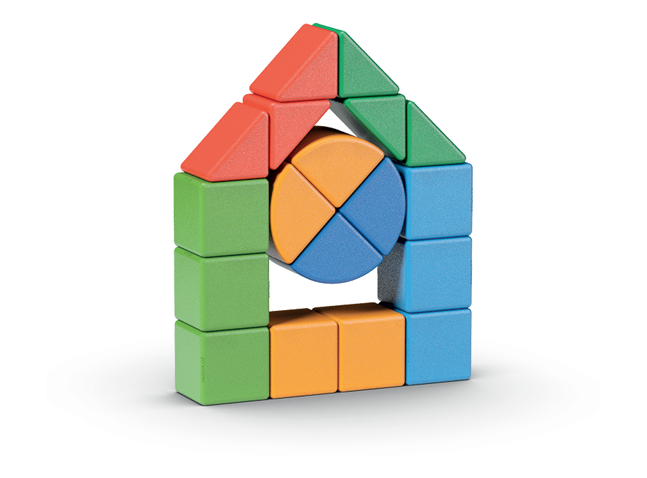 GEOMAG Magnetické kostky Magicube Shapes 25 kostek