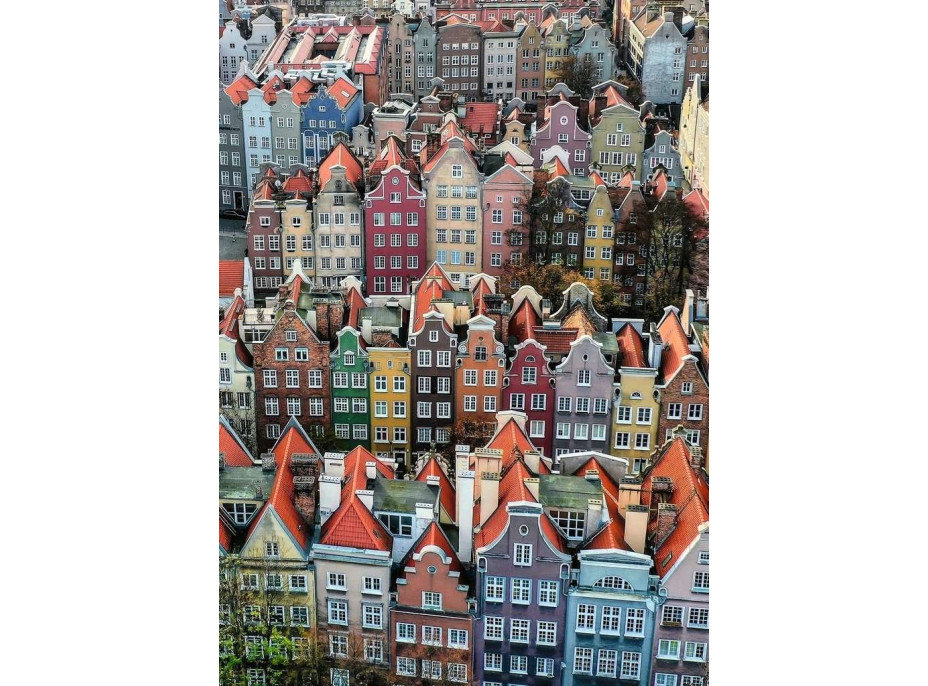 RAVENSBURGER Puzzle Gdaňsk, Polsko 1000 dílků