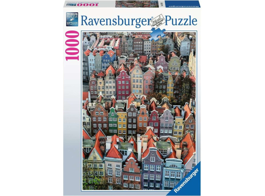 RAVENSBURGER Puzzle Gdaňsk, Polsko 1000 dílků