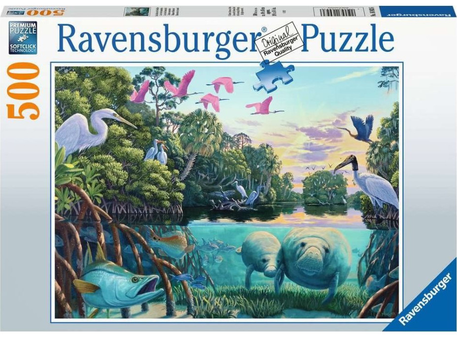 RAVENSBURGER Puzzle Chvíle s kapustňáky 500 dílků