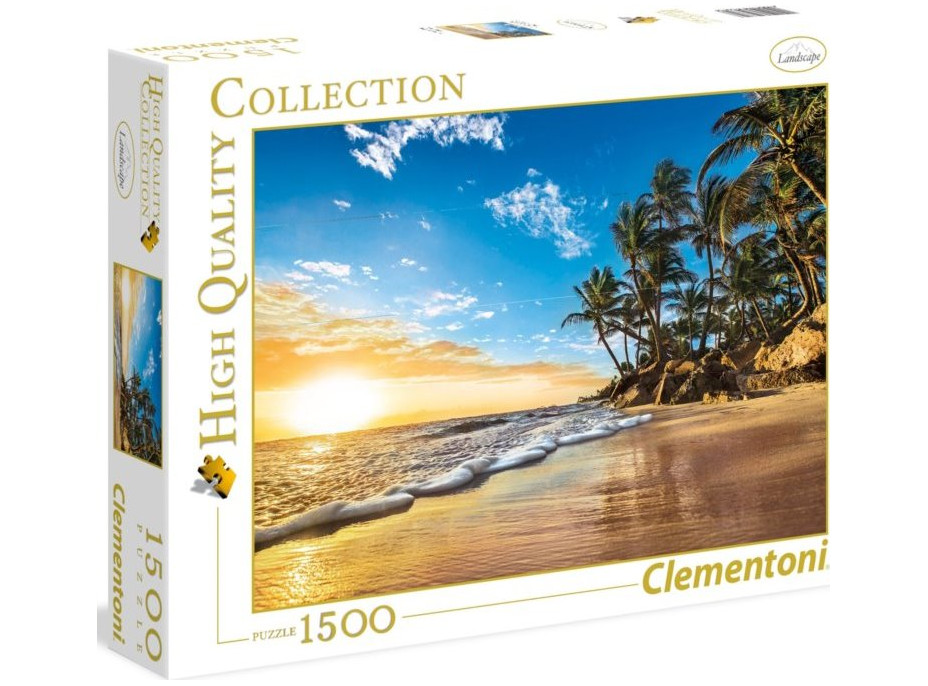 CLEMENTONI Puzzle Tropický východ slunce 1500 dílků