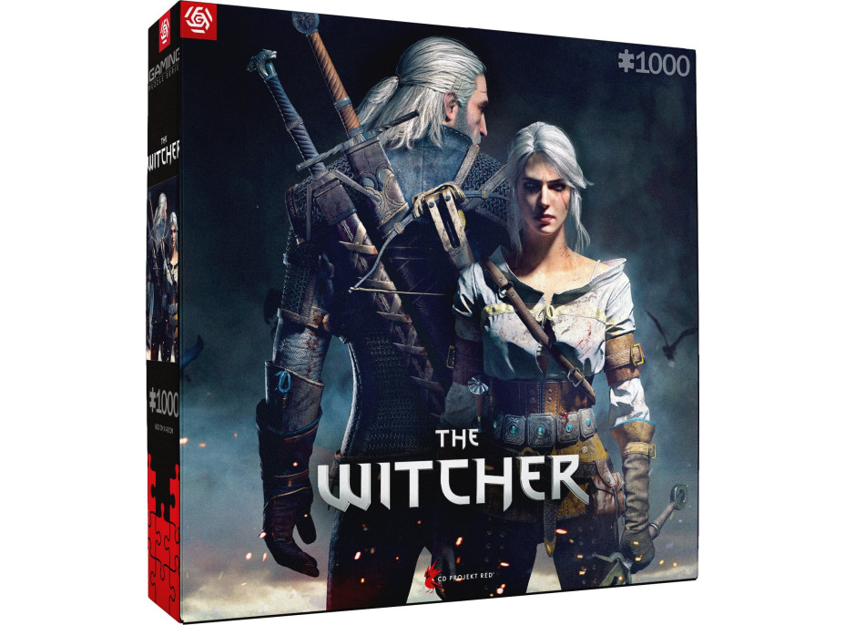 GOOD LOOT Puzzle Witcher - Geralt & Ciri 1000 dílků