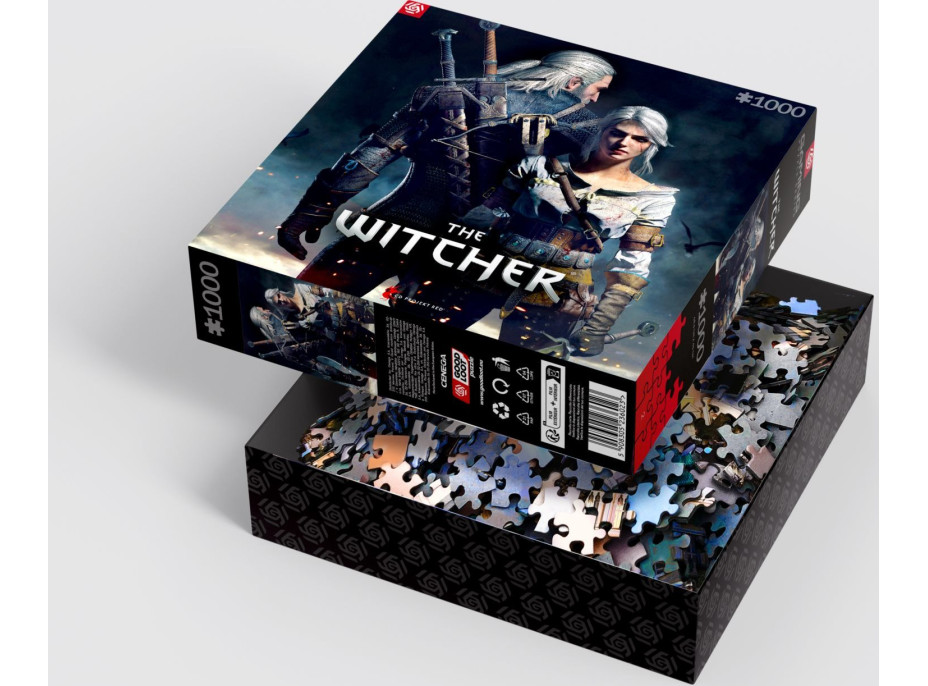 GOOD LOOT Puzzle Witcher - Geralt & Ciri 1000 dílků