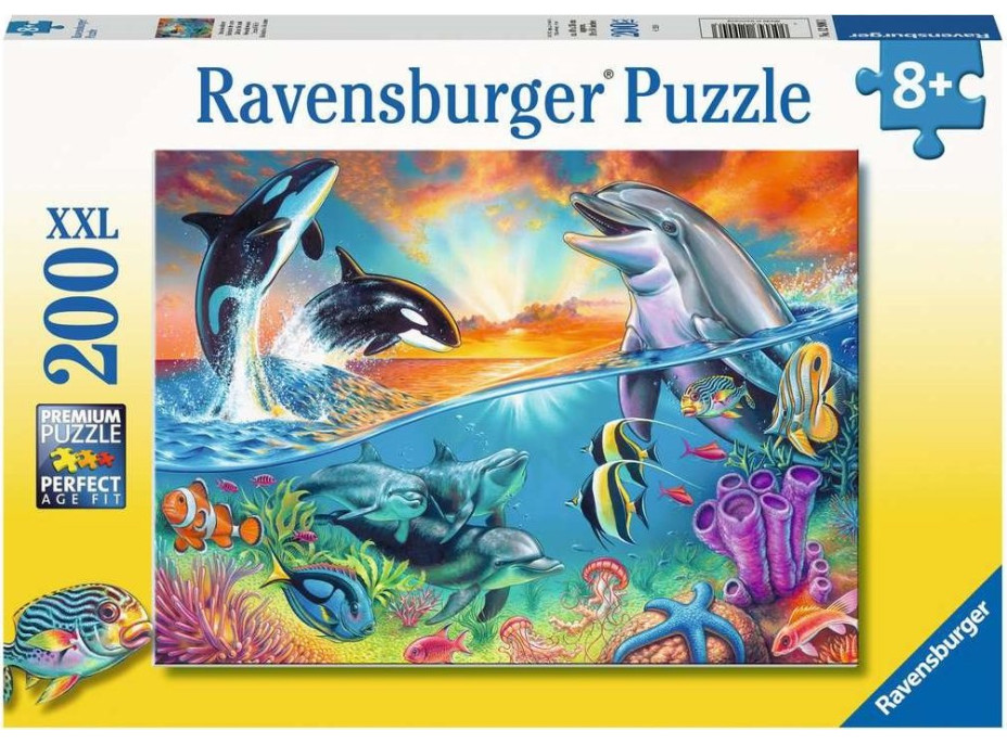 RAVENSBURGER Puzzle Život v oceánu XXL 200 dílků