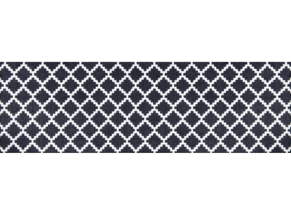 Protiskluzový běhoun Home Black White 103156