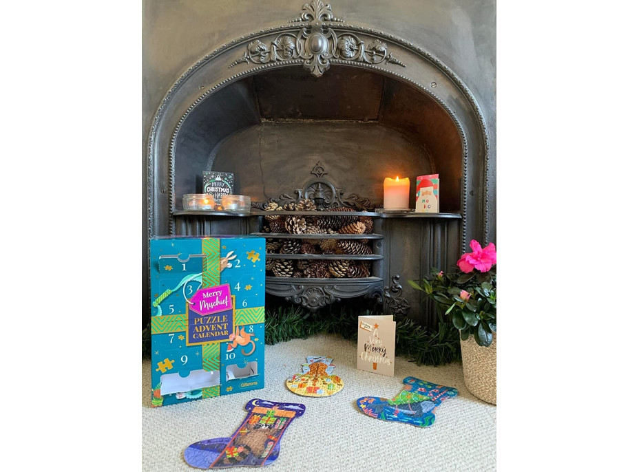 GIBSONS Puzzle Adventní kalendář na 24 dní: Veselé rošťárny 1260 dílků