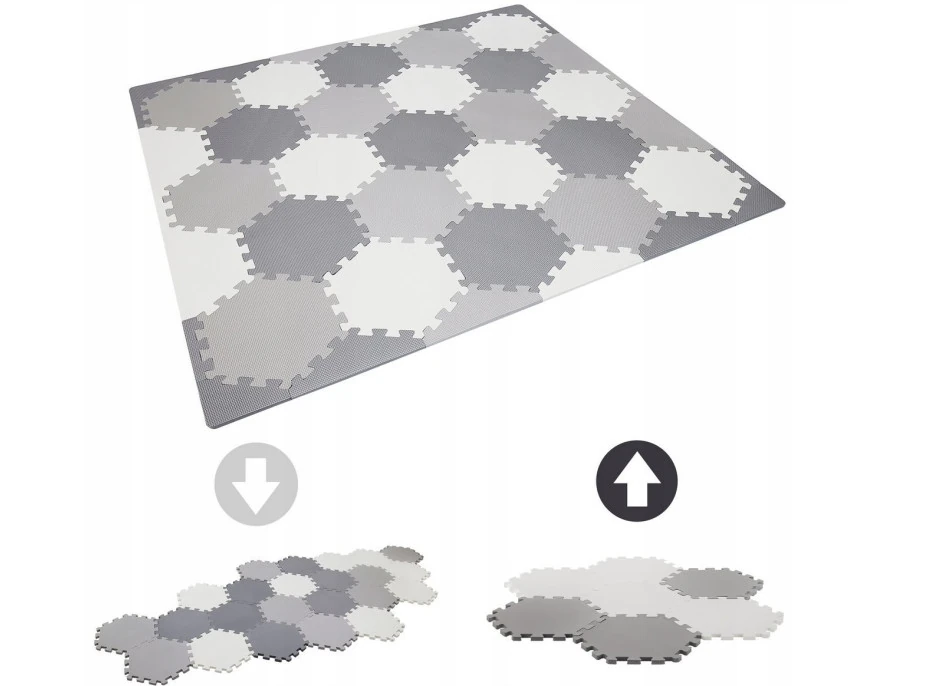 Matadi Pěnové puzzle Hexagon s okraji