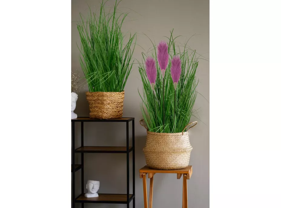 Umělá tráva pampová - 70 cm - fialová