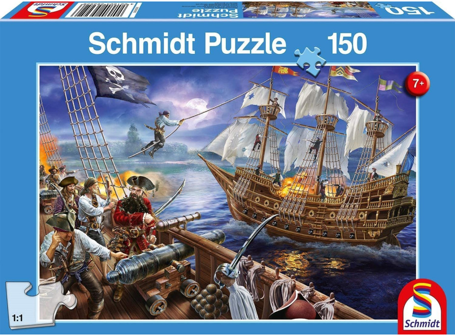 SCHMIDT Puzzle Pirátské dobrodružství 150 dílků