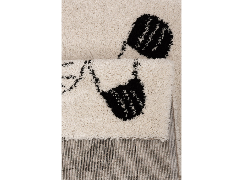 Dětský kusový koberec Vini 104172 Creme/Black/Brown