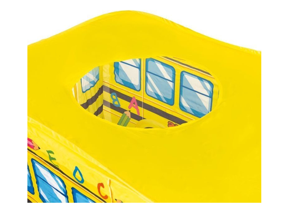 ECOTOYS Dětský stan na hraní Školní autobus