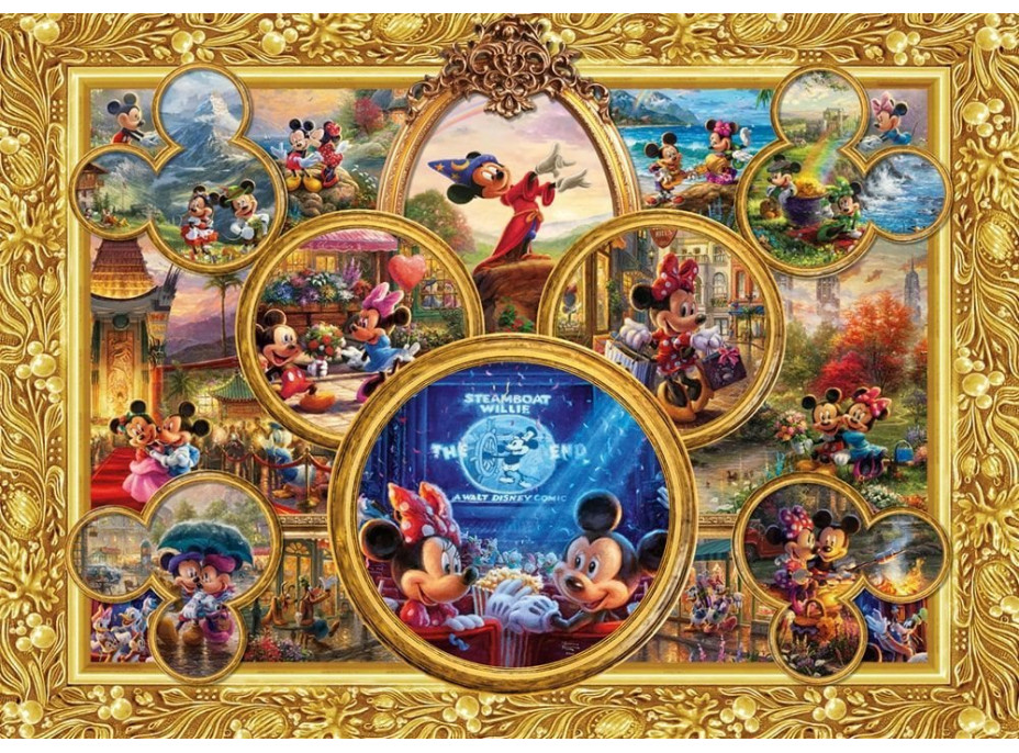 SCHMIDT Puzzle Koláž: Mickey a Minie 2000 dílků