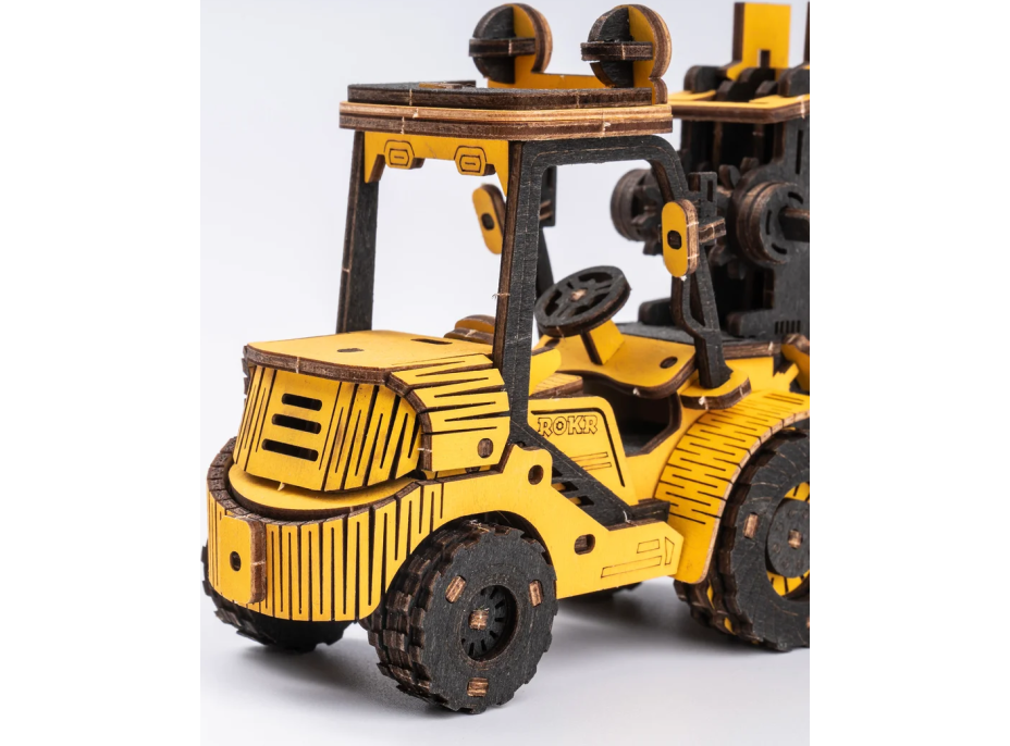 ROBOTIME Rokr 3D dřevěné puzzle Vysokozdvižný vozík 139 dílků