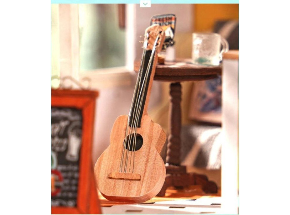 ROBOTIME Rolife DYI House: Light Music bar s LED osvětlením