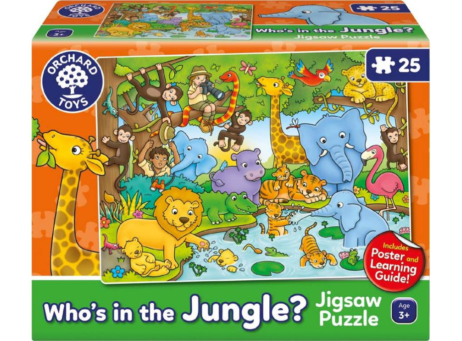 Kdo je v džungli? - Puzzle
