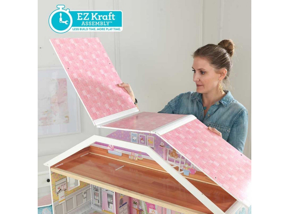KIDKRAFT Domeček pro panenky Grand View Mansion s vybavením