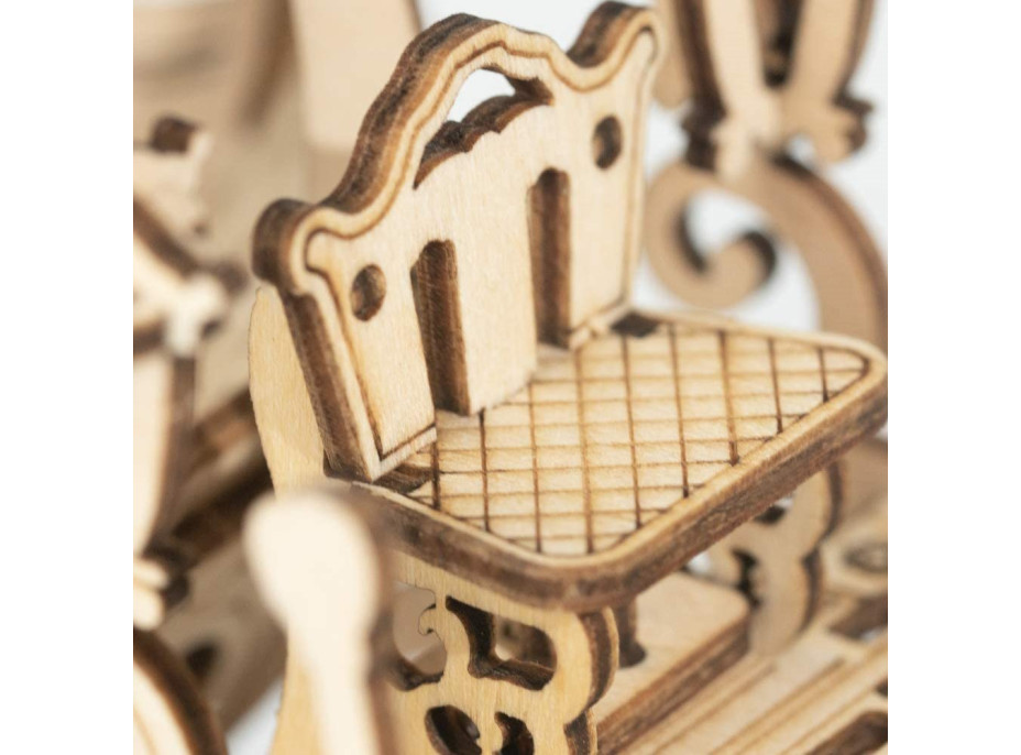 ROBOTIME Rolife 3D dřevěné puzzle Kočár z dýně 182 dílků