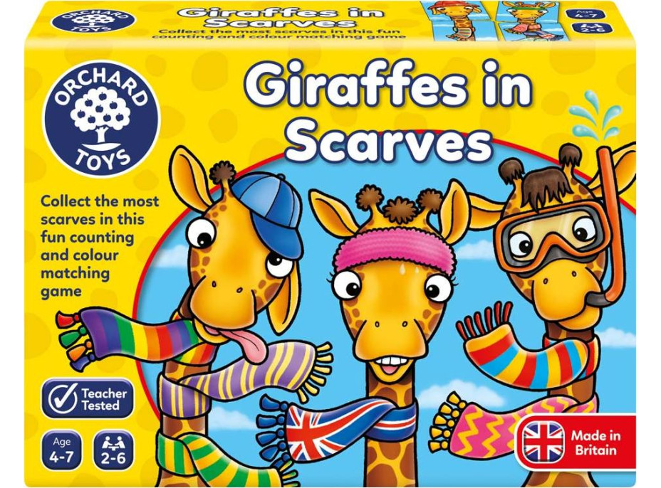 Žirafy v šálách