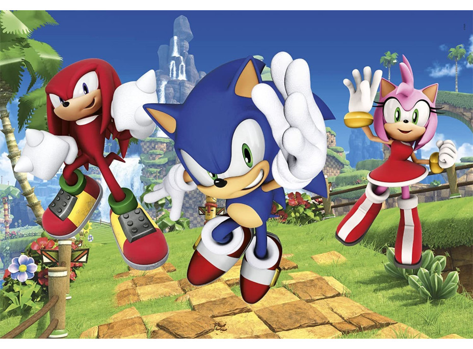 CLEMENTONI Puzzle Ježek Sonic 3x48 dílků