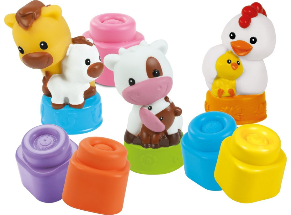 CLEMENTONI SOFT CLEMMY Hrací sada Zvířátka z farmy