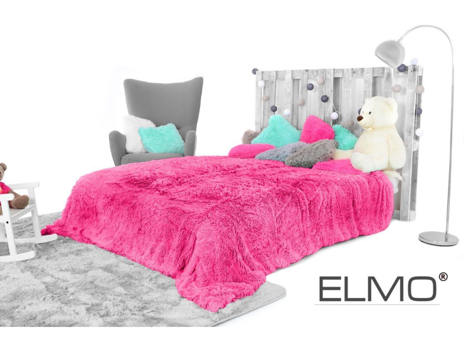 Deka přehoz ELMO tmavě růžová