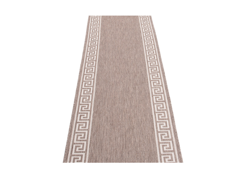 Sisalový PP běhoun GREEK - taupe/béžový 70x400 cm