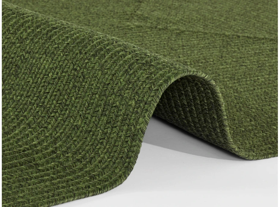 Kusový koberec Braided 105554 Green kruh