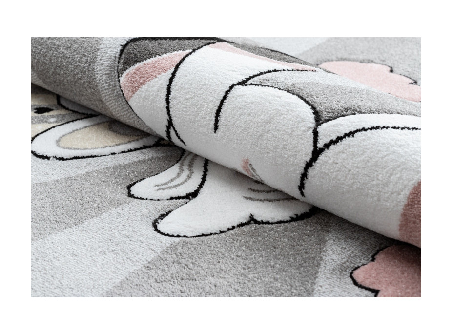 Dětský kusový koberec Petit Unicorn grey