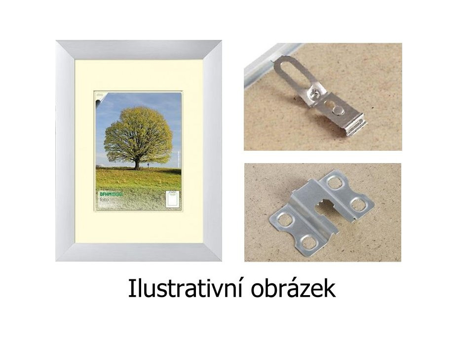 BFHM Alaska hliníkový rám na puzzle 93x62cm - stříbrný