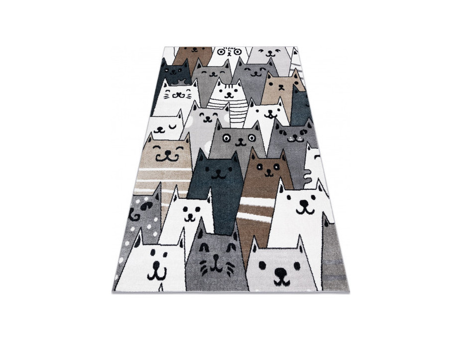 Dětský kusový koberec Fun Gatti Cats multi