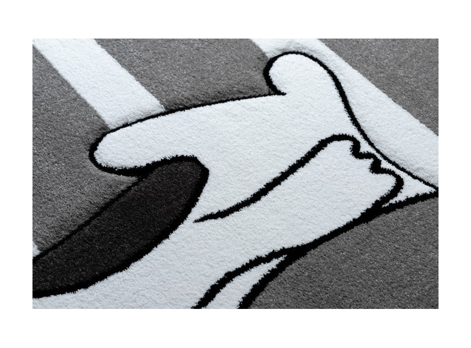 Dětský kusový koberec Petit Puppy grey