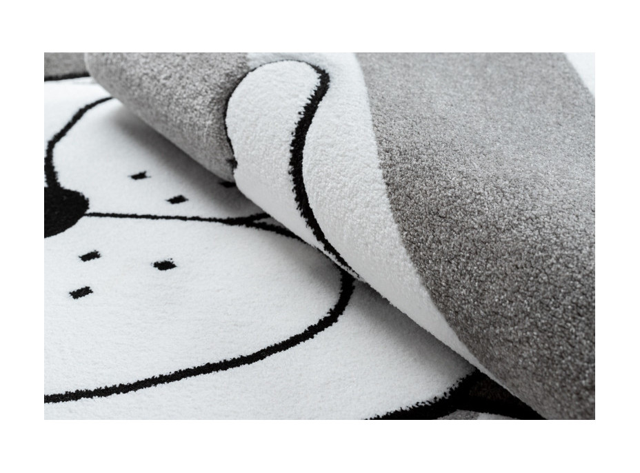 Dětský kusový koberec Petit Puppy grey