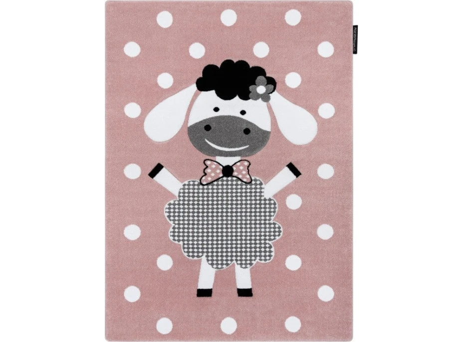 Dětský kusový koberec Petit Dolly sheep pink
