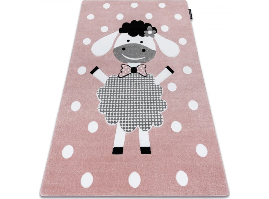 Dětský kusový koberec Petit Dolly sheep pink