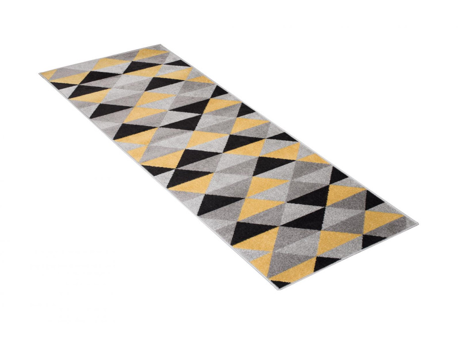 Běhoun AZUR trojúhelníky typ E - černý/šedý/žlutý